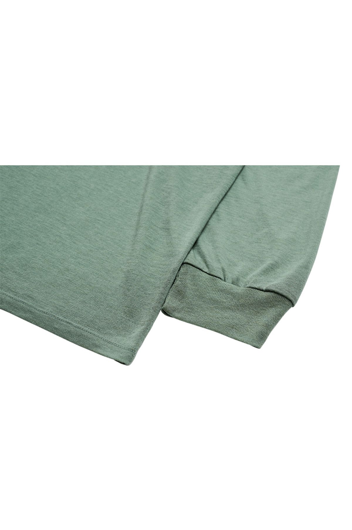 인터레스트(INTEREST) INTEREST LOGO WOOL LONG SLEEVE _KHAKI