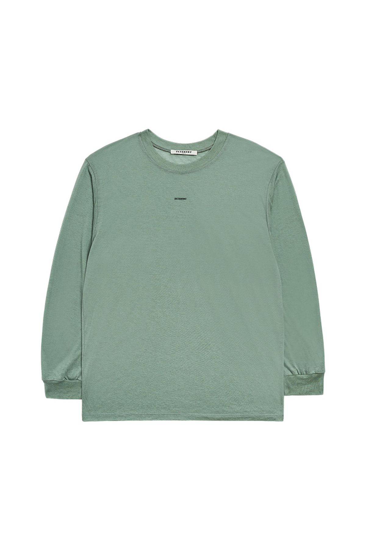 인터레스트(INTEREST) INTEREST LOGO WOOL LONG SLEEVE _KHAKI