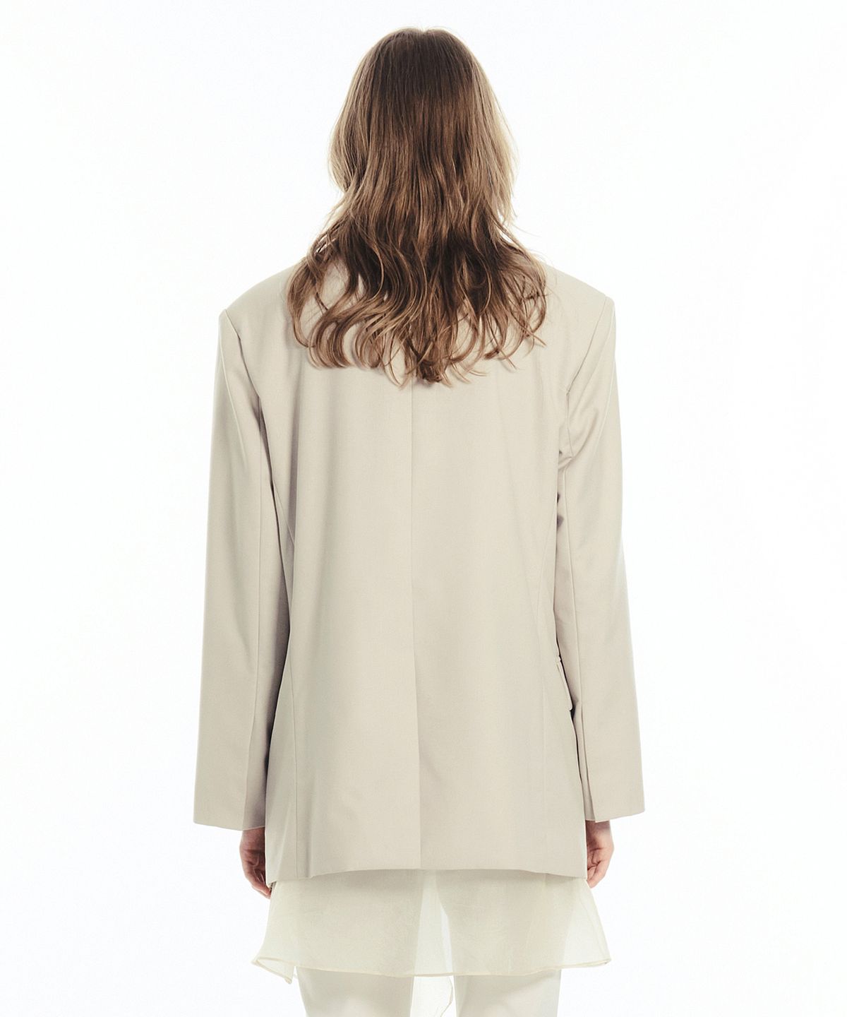 세릭(CERRIC) LINE ZIPPER JACKET / BEIGE