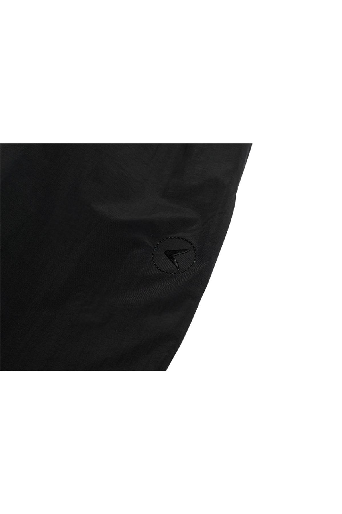 인터레스트(INTEREST) INTEREST LOGO PADDING CARGO BANDING PANTS_BLACK
