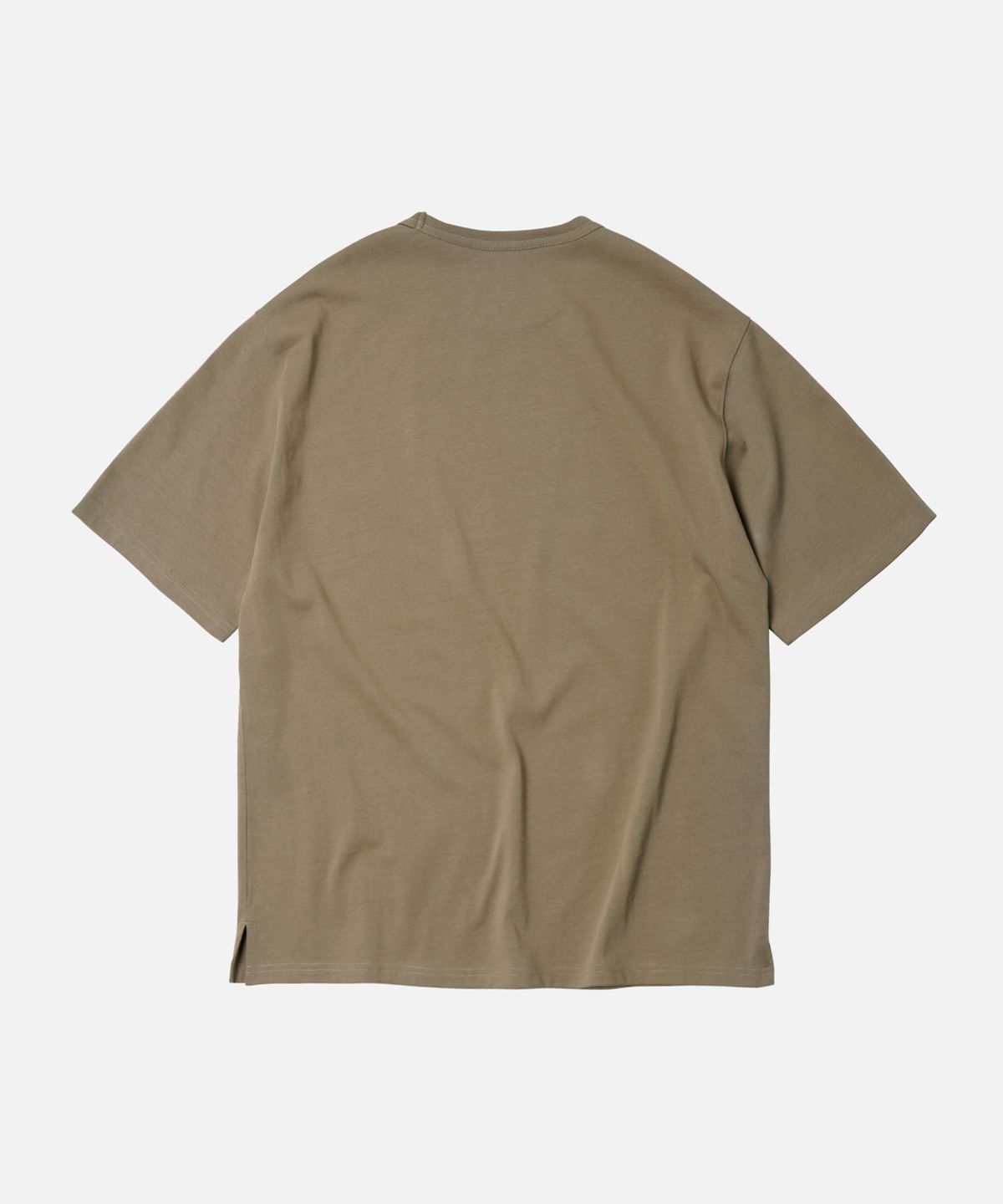 프리즘웍스(FRIZMWORKS) OG DOUBLE RIB OVERSIZED TEE _ MUD