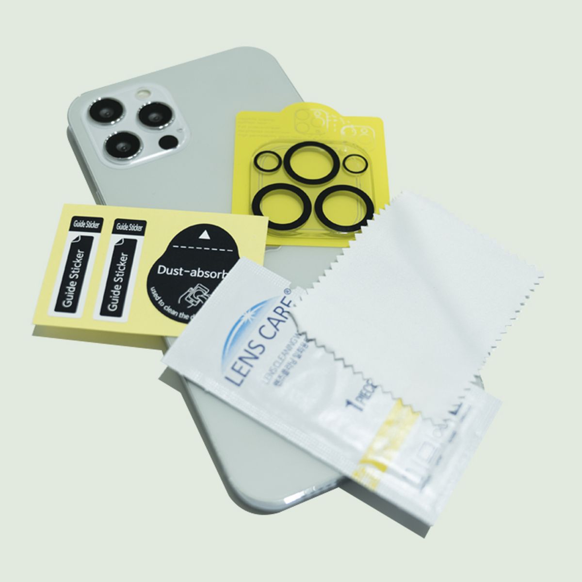 벤토사(VENTOSA) [2PACK] 아이폰 카메라 빛번짐 방지 강화유리 보호필름 프로 맥스 미니 플러스