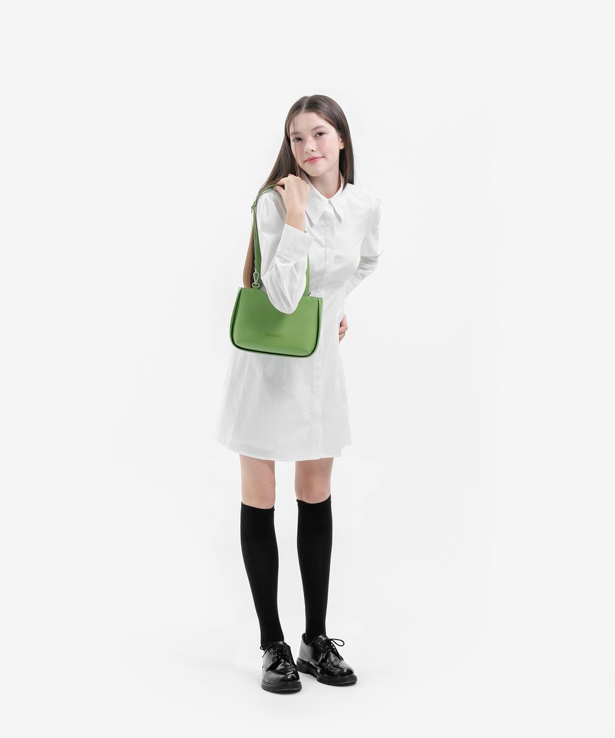 소노리얼(SONORIAL) Cloche bag - 클로슈백 숏 그리너리
