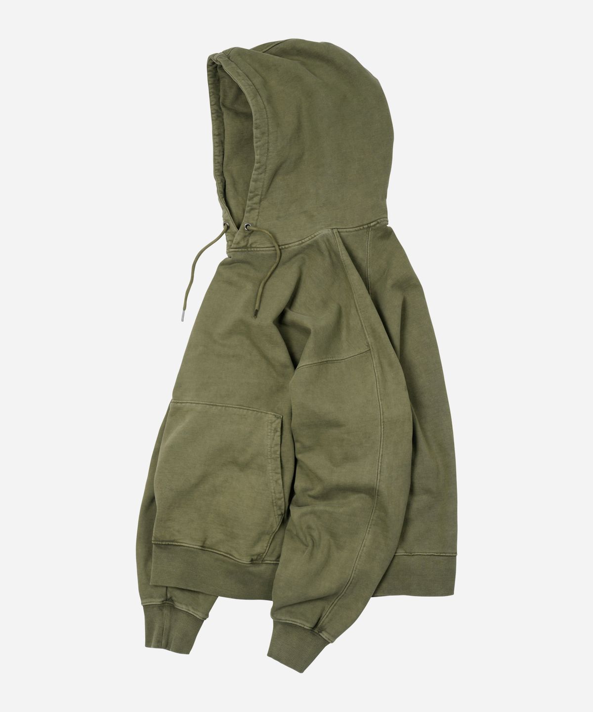 프리즘웍스(FRIZMWORKS) OG PIGMENT DYEING HOODY 002 _ GREEN