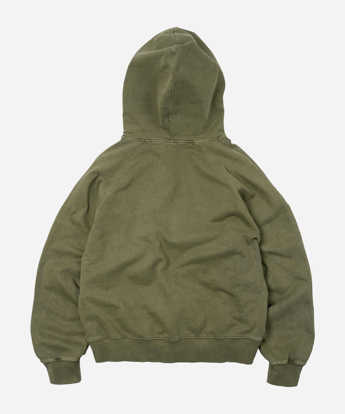 프리즘웍스(FRIZMWORKS) OG PIGMENT DYEING HOODY 002 _ GREEN