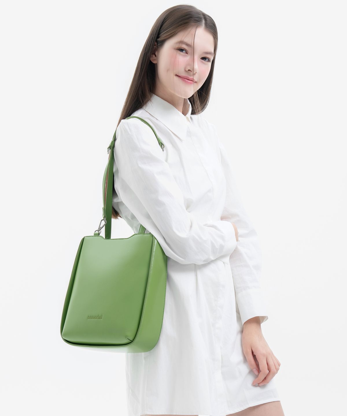 소노리얼(SONORIAL) Cloche bag - 클로슈백 톨 그리너리
