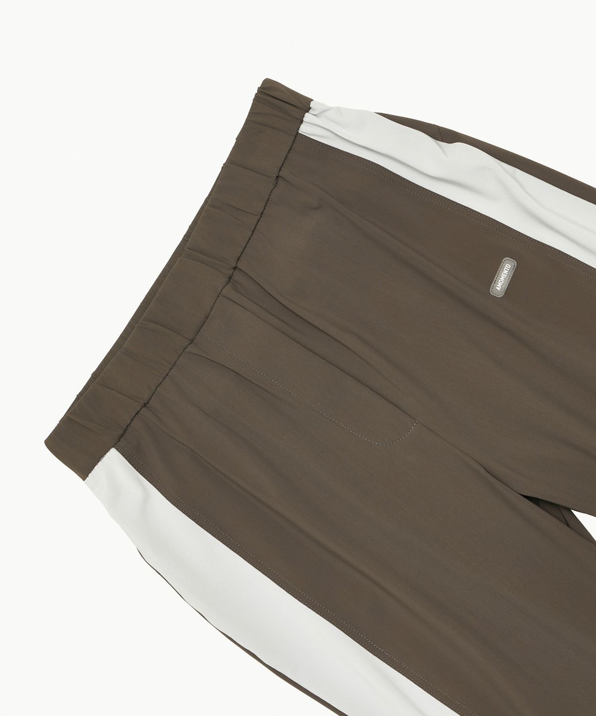 아모멘토(AMOMENTO) COLOR BLOCKED PANTS_BROWN