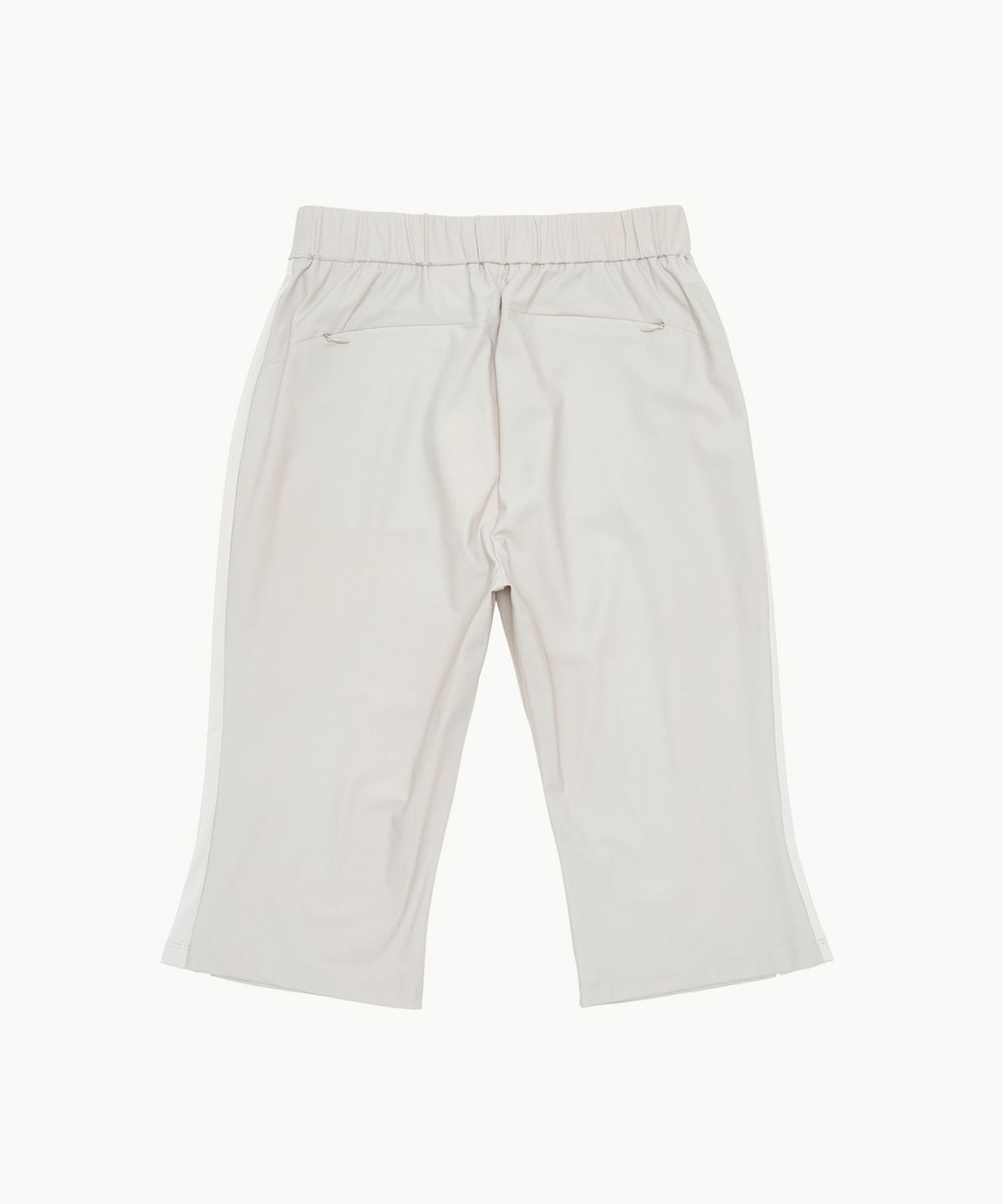 아모멘토(AMOMENTO) COLOR BLOCKED BIKER SHORTS_GREY BEIGE
