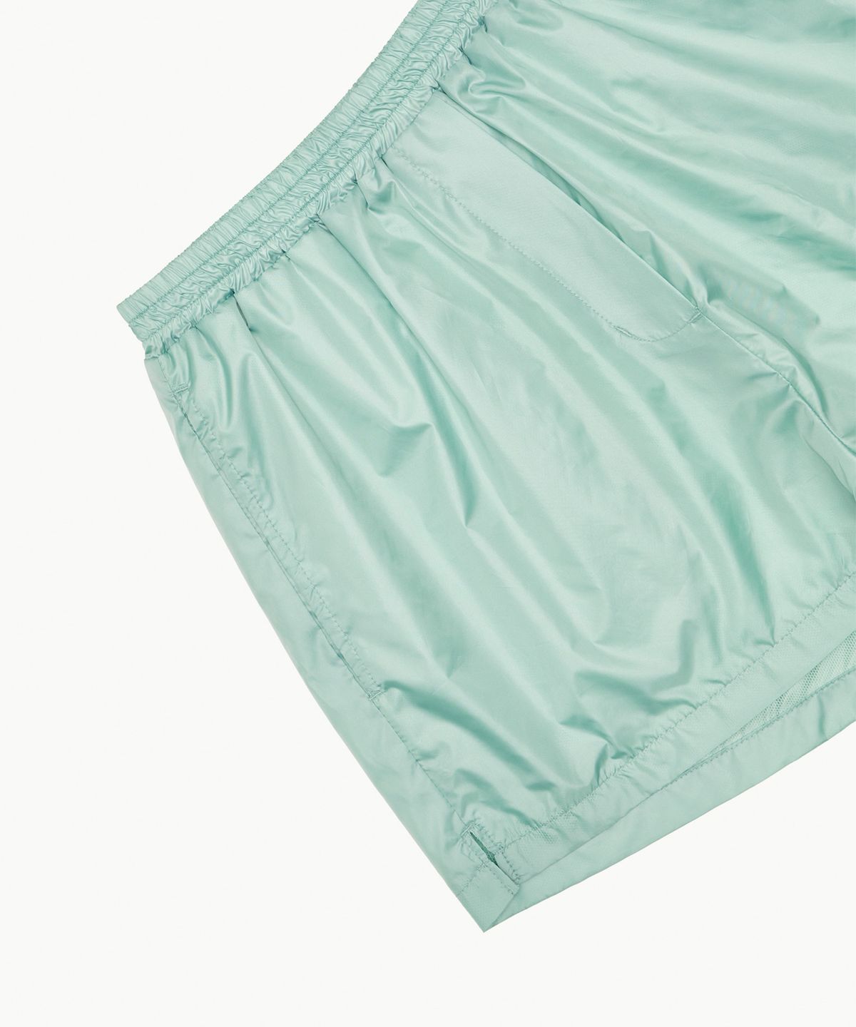 아모멘토(AMOMENTO) GLOSSY BANDING SHORTS_MINT