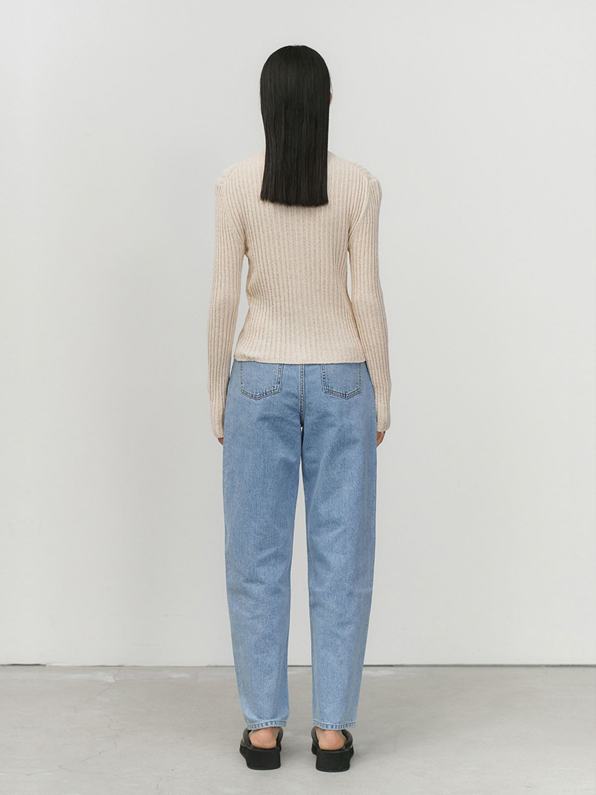 아모멘토(AMOMENTO) RECYCLED COTTON DENIM_LIGHT BLUE