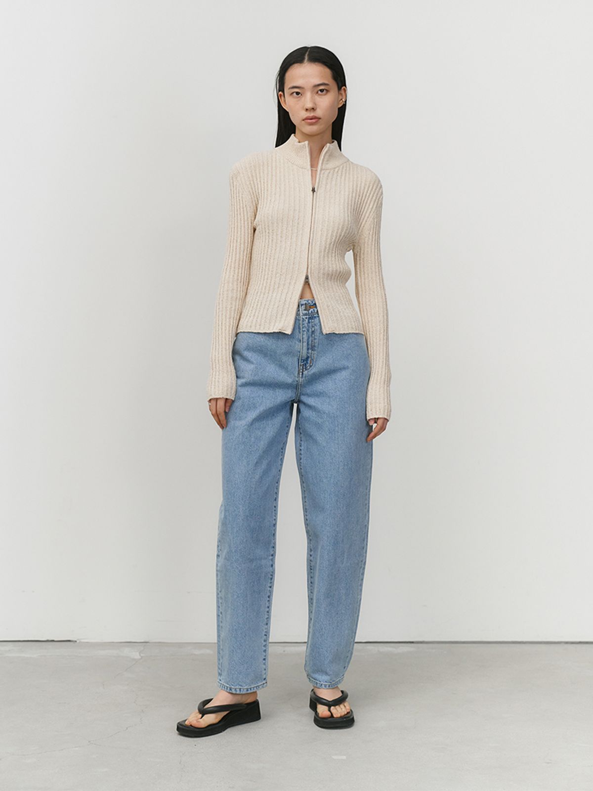 아모멘토(AMOMENTO) RECYCLED COTTON DENIM_LIGHT BLUE