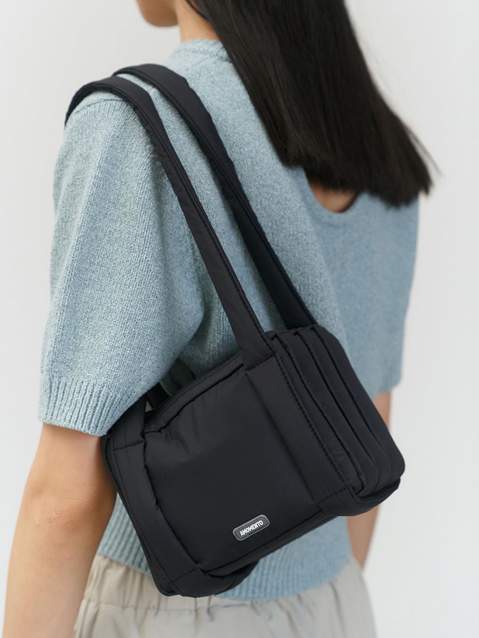 AMOMENTO☆23SS PADDED 3-LAYER BAG AMOMENTO☆23SS PADDED 3-LAYER BAG AMOMENTO - Beige Padded 3