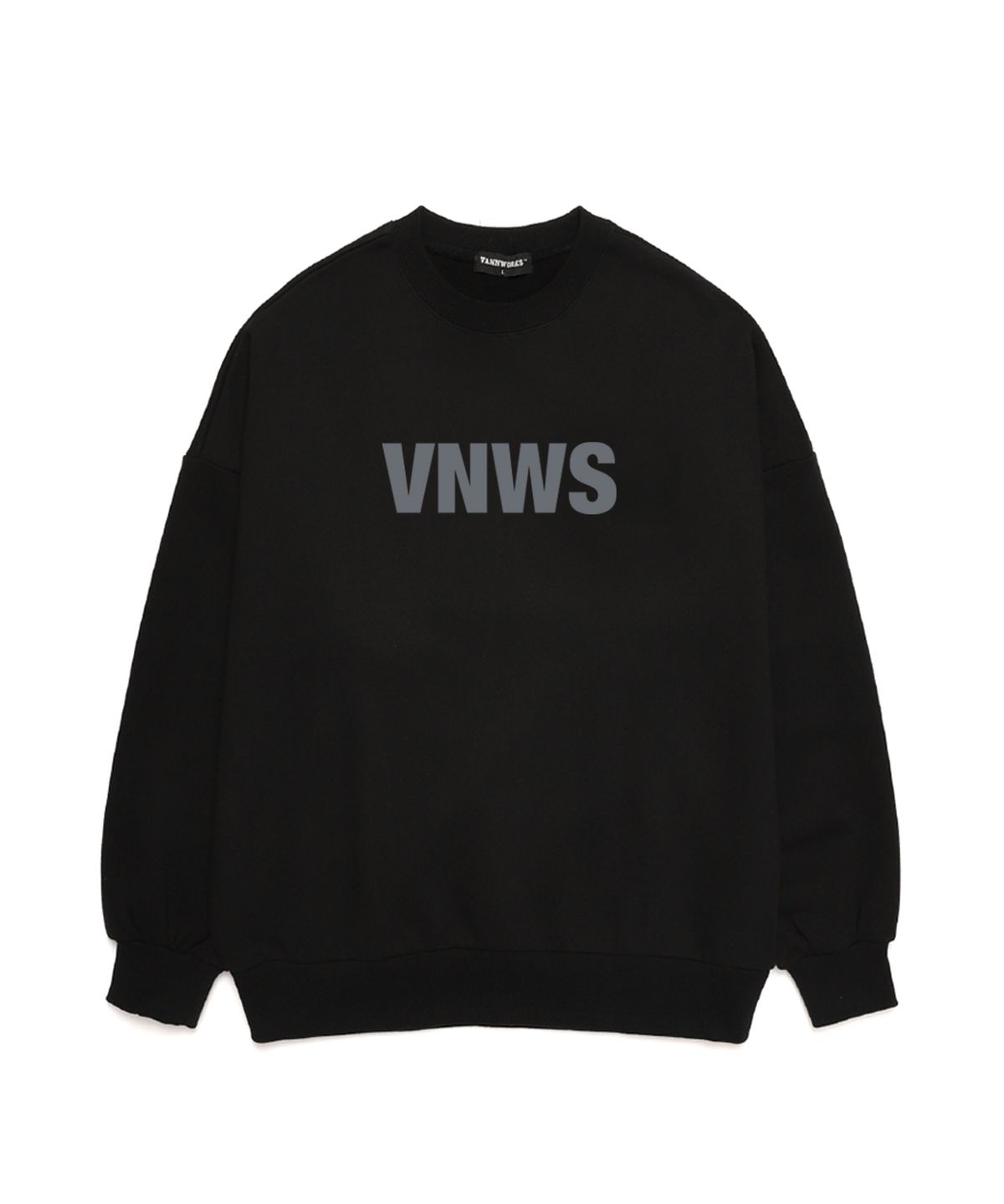 밴웍스(VANNWORKS) VNWS 로고 스웨트셔츠 (VS0012) 블랙