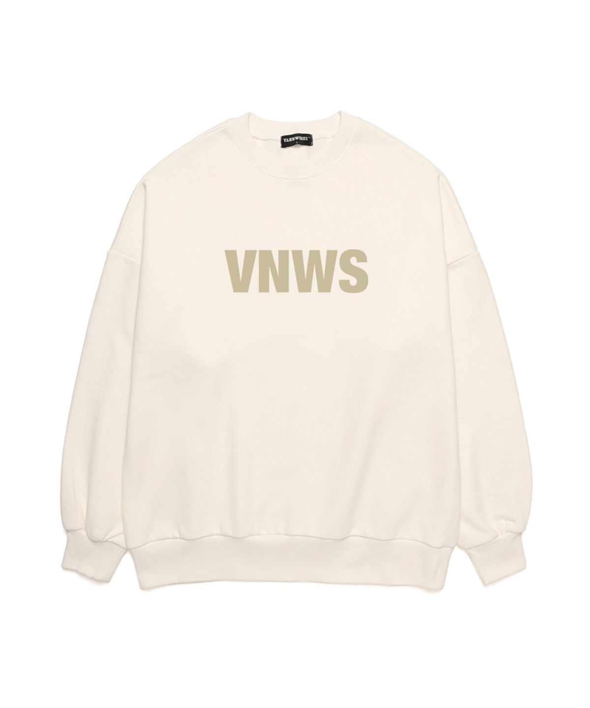 밴웍스(VANNWORKS) VNWS 로고 스웨트셔츠 (VS0012) 화이트