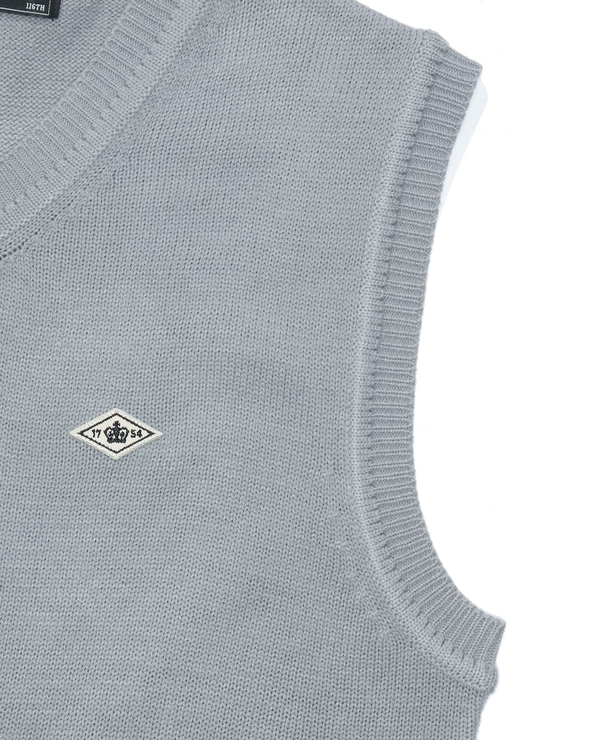 컬럼비아 유니버시티(COLUMBIA UNIVERSITY) 1754 CROWN V NECK VEST SWEATER 그레이