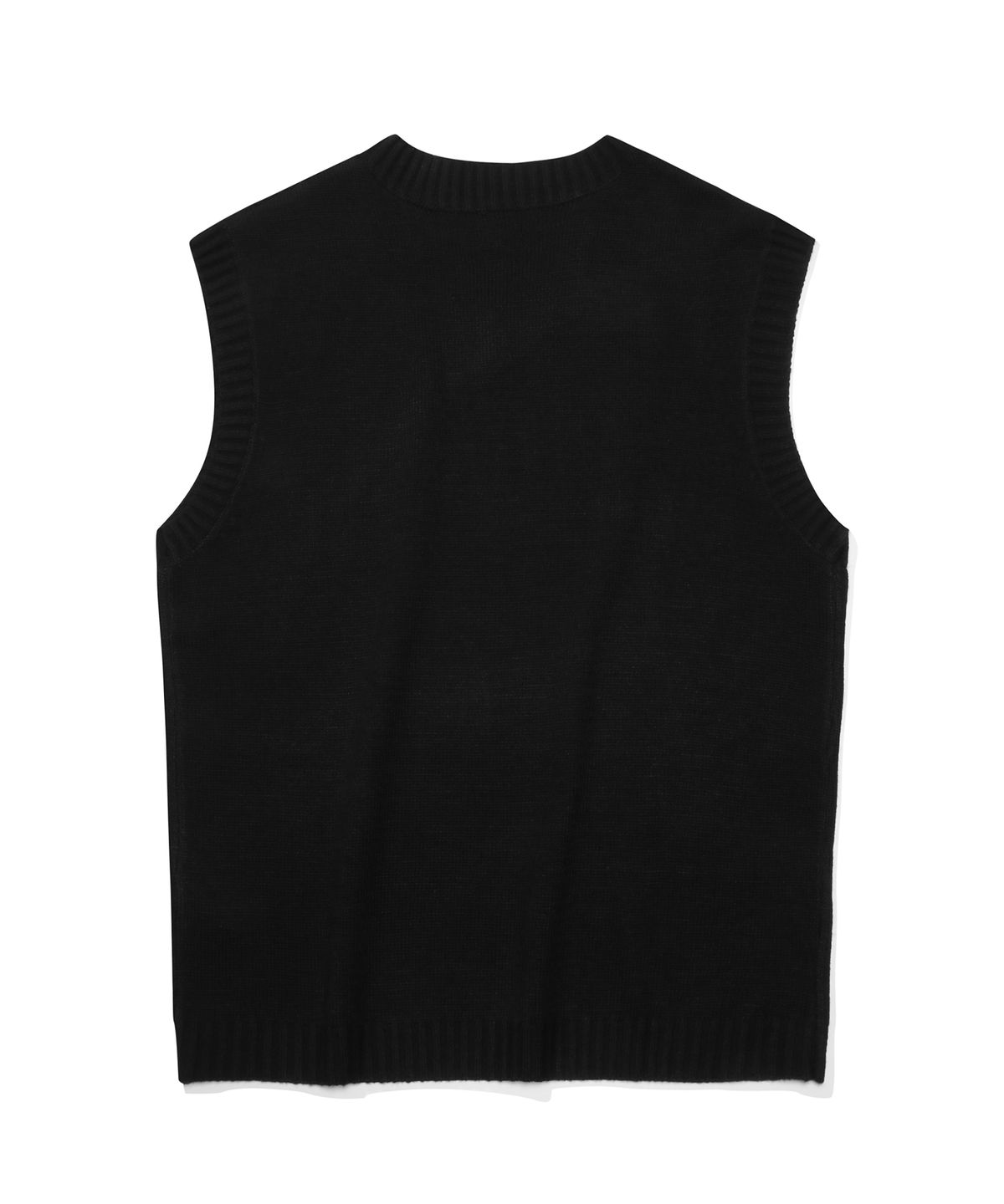컬럼비아 유니버시티(COLUMBIA UNIVERSITY) TWISTED V NECK VEST SWEATER 블랙