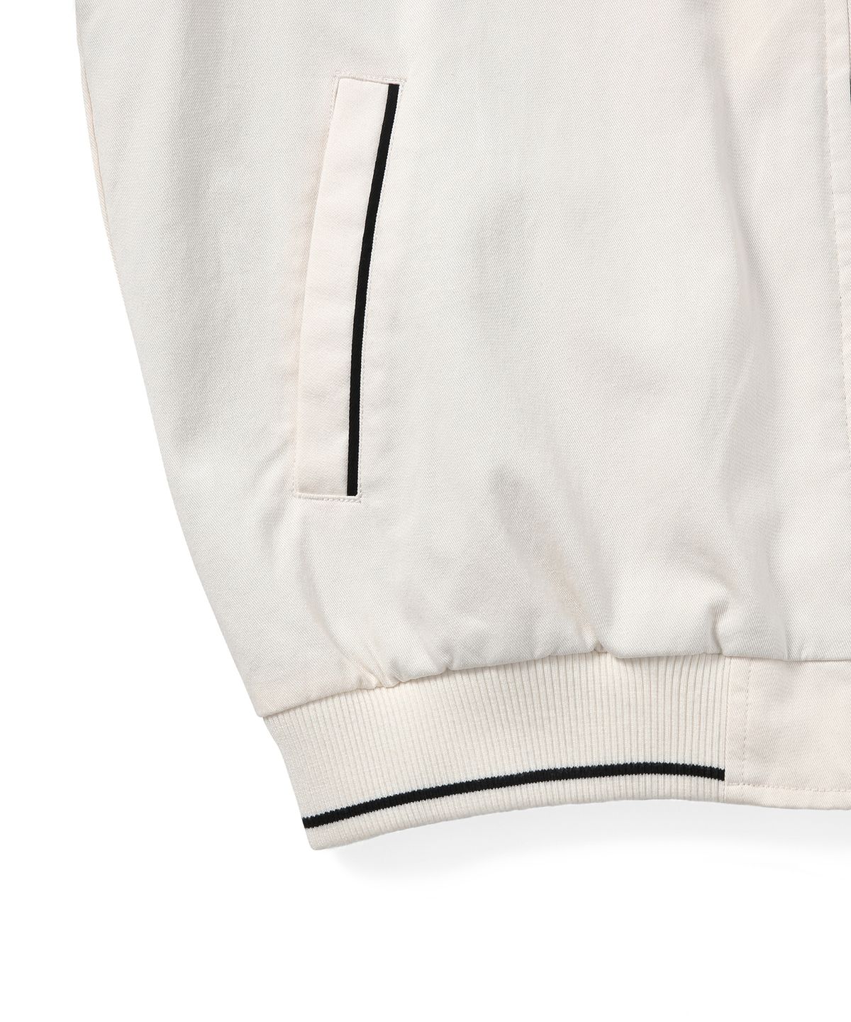디스이즈네버댓(THISISNEVERTHAT) TRC Racing Jacket Off White
