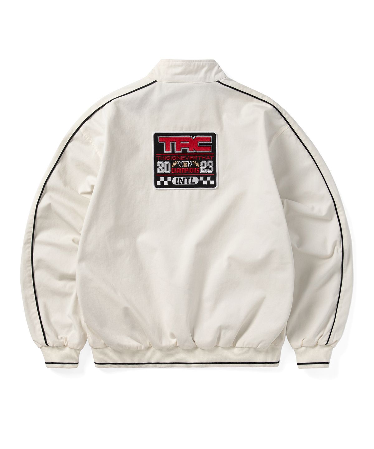 디스이즈네버댓(THISISNEVERTHAT) TRC Racing Jacket Off White