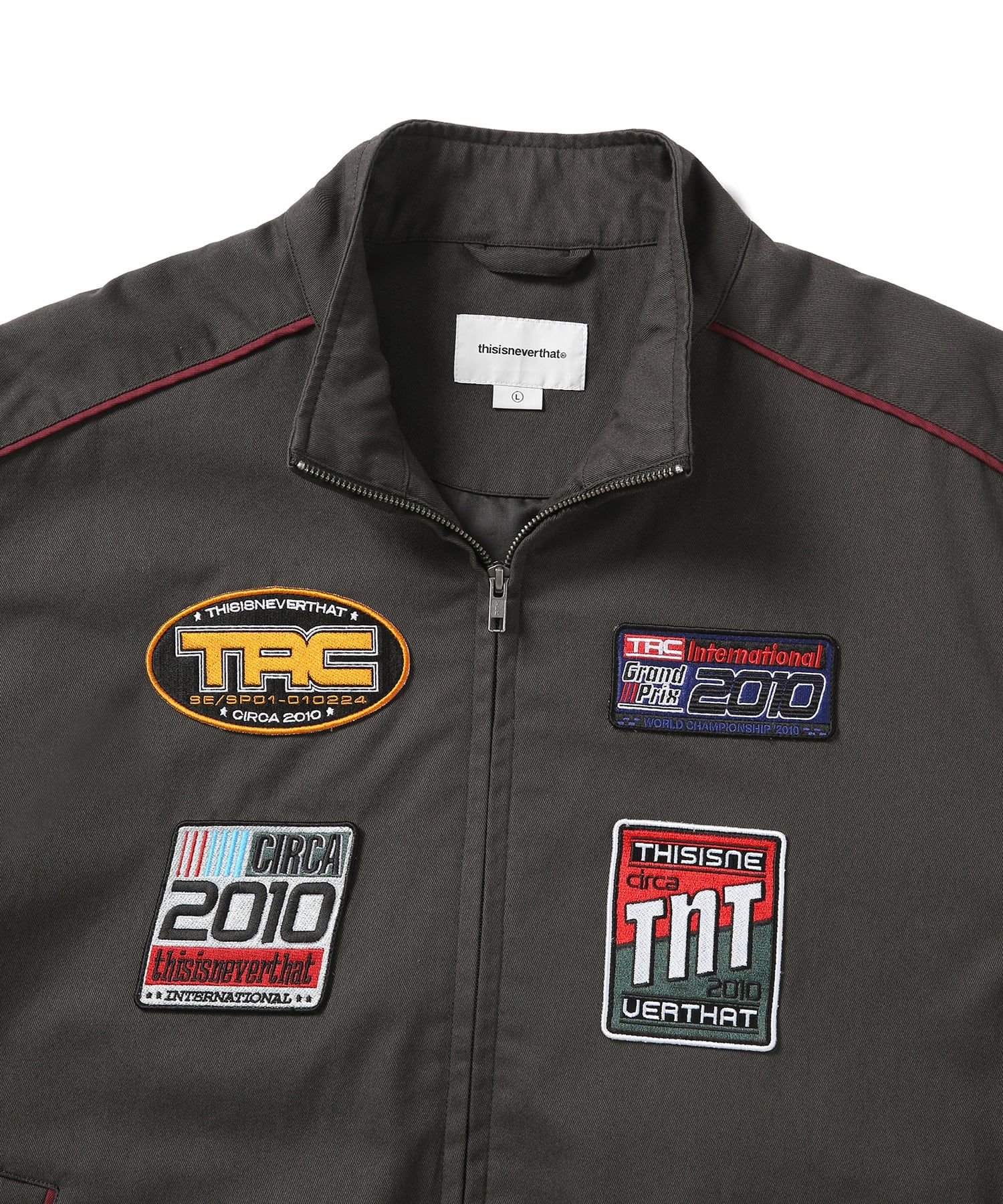 ジャケット・アウター Thisisneverthat TRC Racing Jacket thisisneverthat trc racing jacket XLサイズ