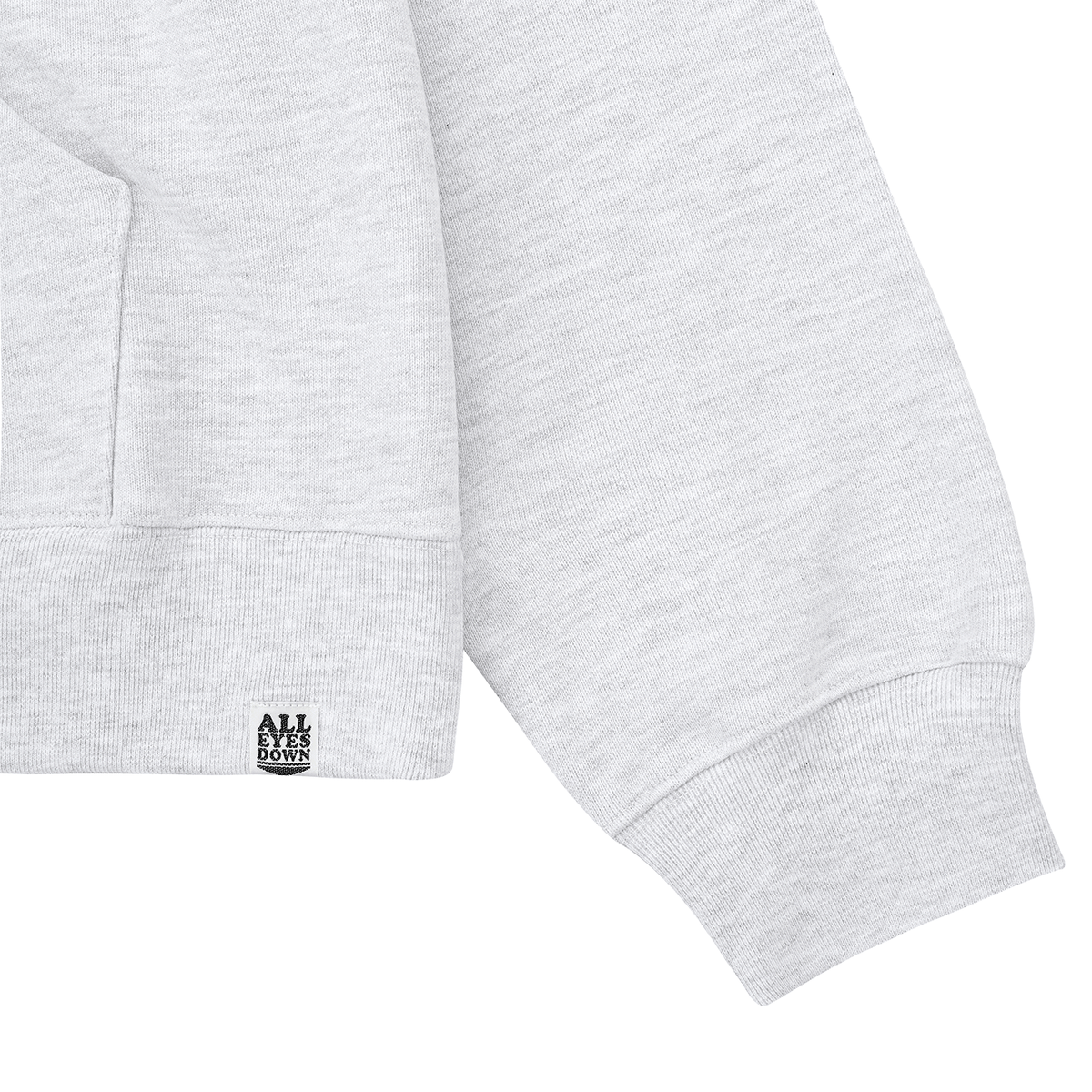 올아이즈다운(ALL EYES DOWN) CHENILLE EMBLEM HOODIE(L/Melange)