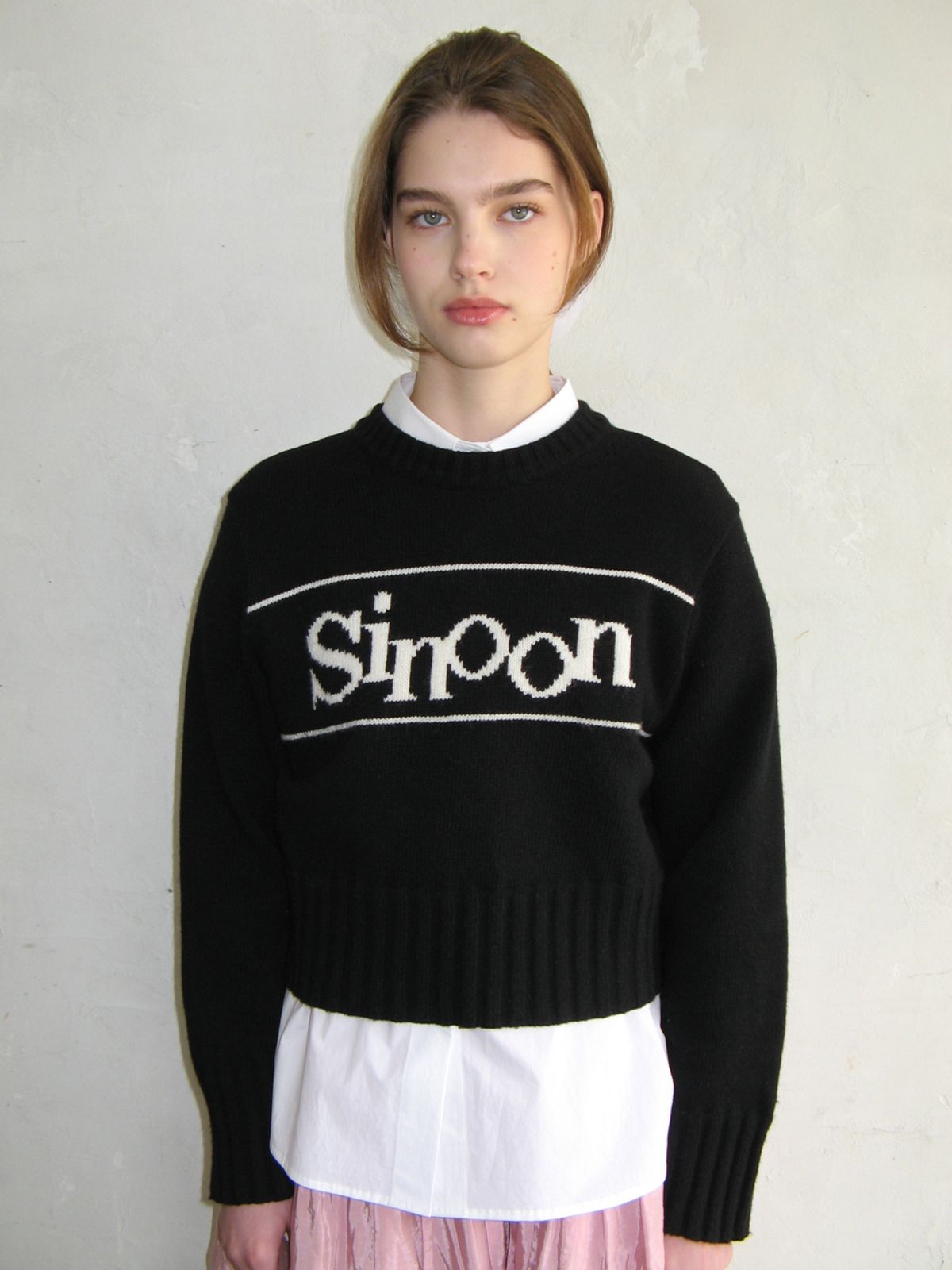 시눈(SINOON) SINOON PULLOVER KNIT (BLACK)