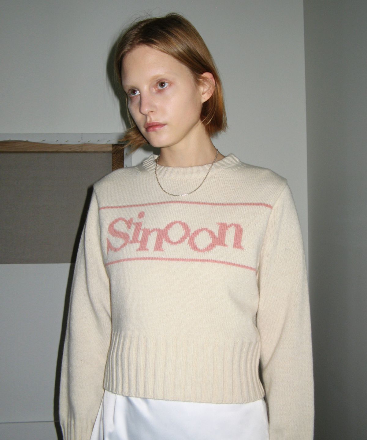 시눈(SINOON) SINOON PULLOVER KNIT (IVORY)