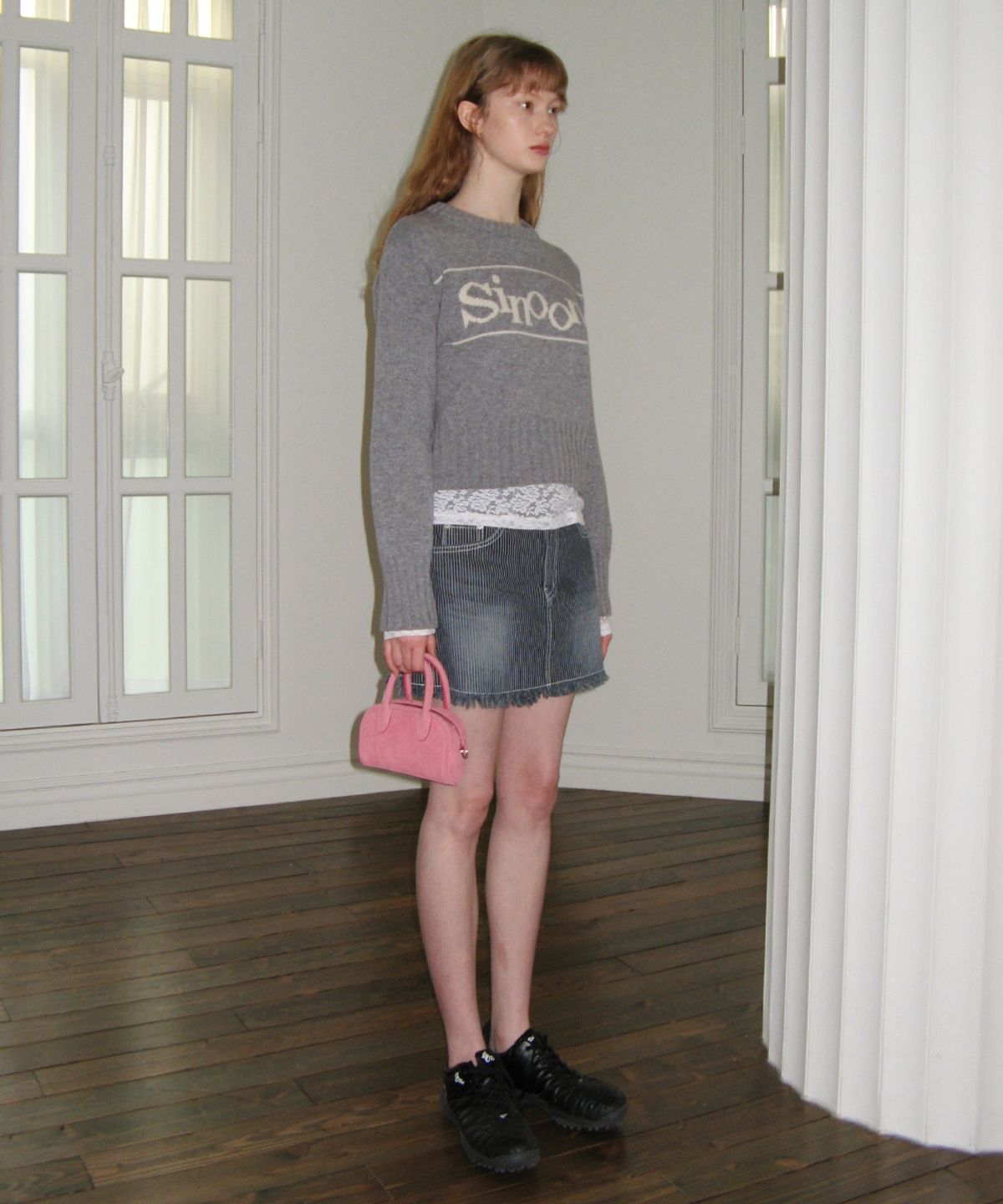 시눈(SINOON) SINOON PULLOVER KNIT (GREY)