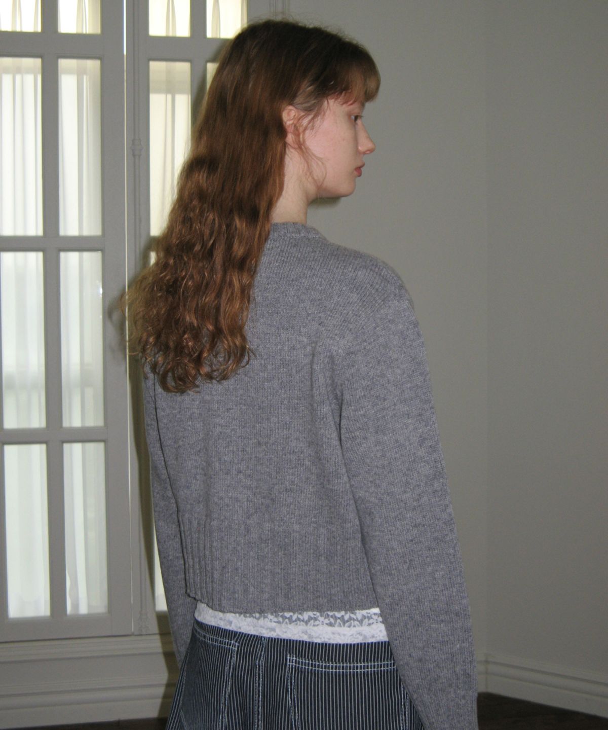 시눈(SINOON) SINOON PULLOVER KNIT (GREY)