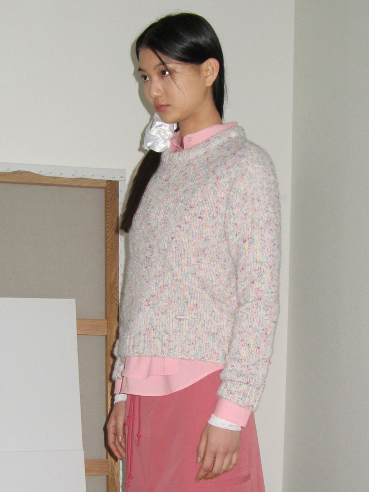 시눈(SINOON) MOUSSE PULLOVER KNIT (CANDY)