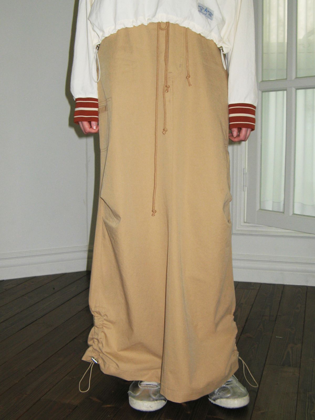 시눈(SINOON) WORK WEAR LONG SKIRT (BEIGE)