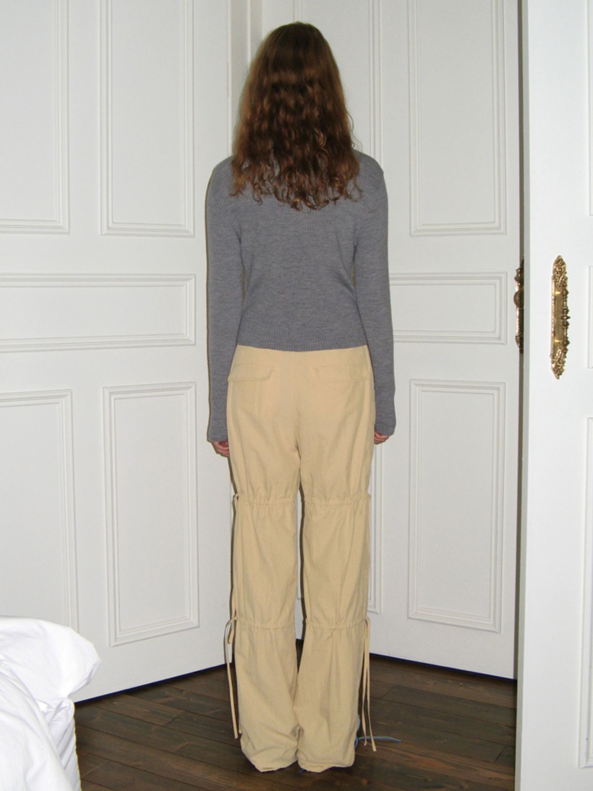 시눈(SINOON) WORK WEAR STRING PANTS (VINTAGE YELLOW)