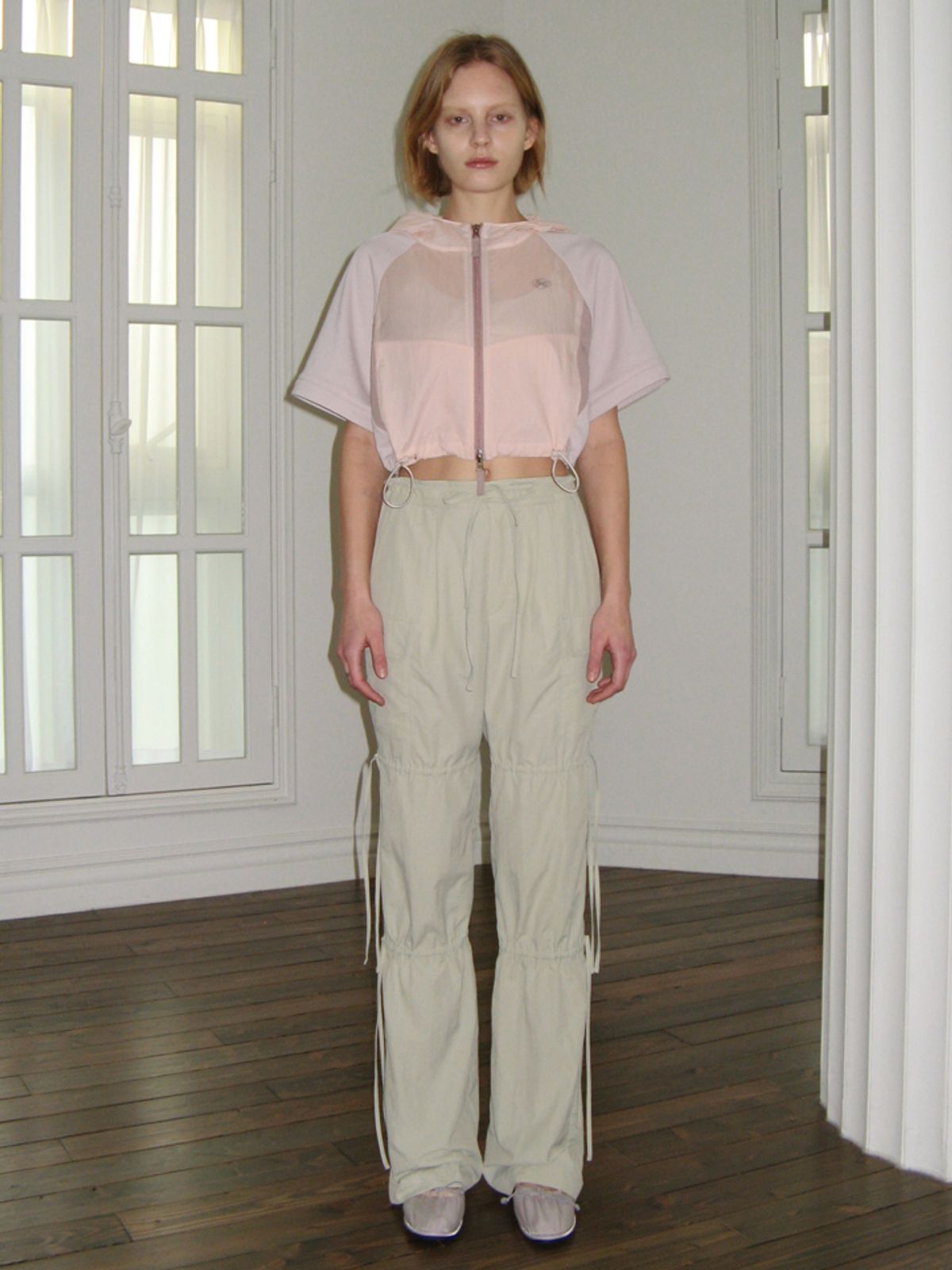 시눈(SINOON) WORK WEAR STRING PANTS (LIGHT KHAKI)