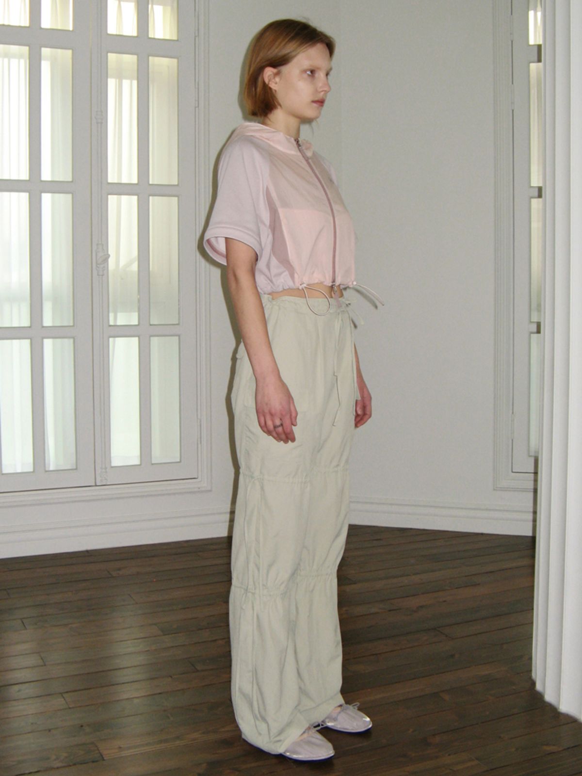 시눈(SINOON) WORK WEAR STRING PANTS (LIGHT KHAKI)