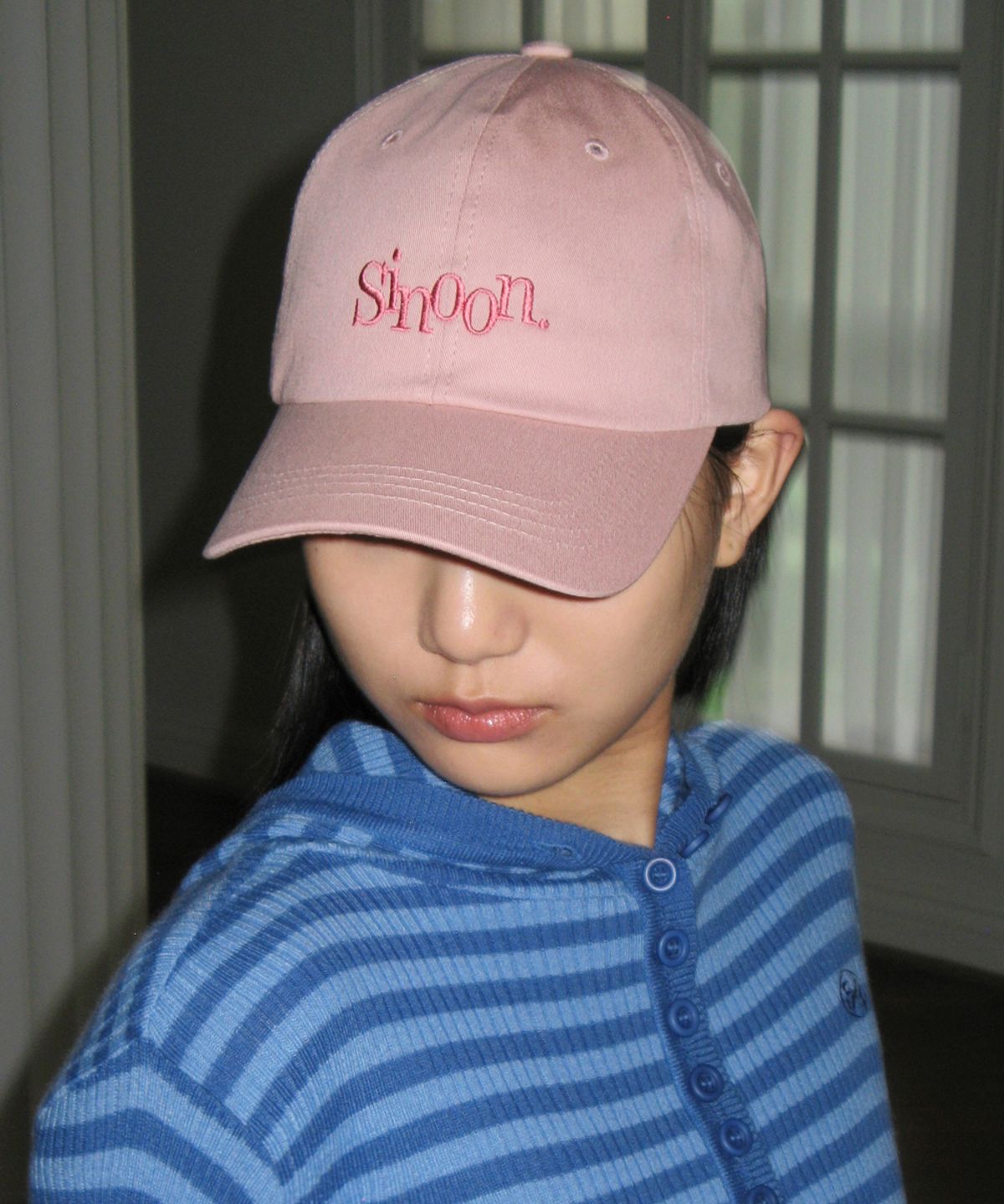 시눈(SINOON) CLASSIC LOGO CAP (PINK)