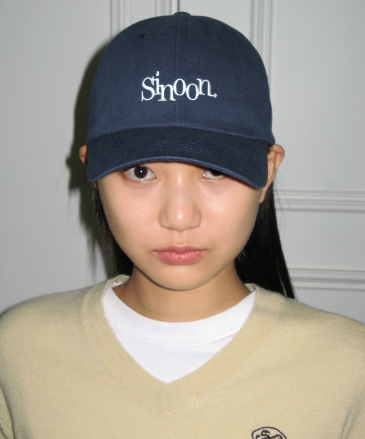 시눈(SINOON) CLASSIC LOGO CAP (NAVY)