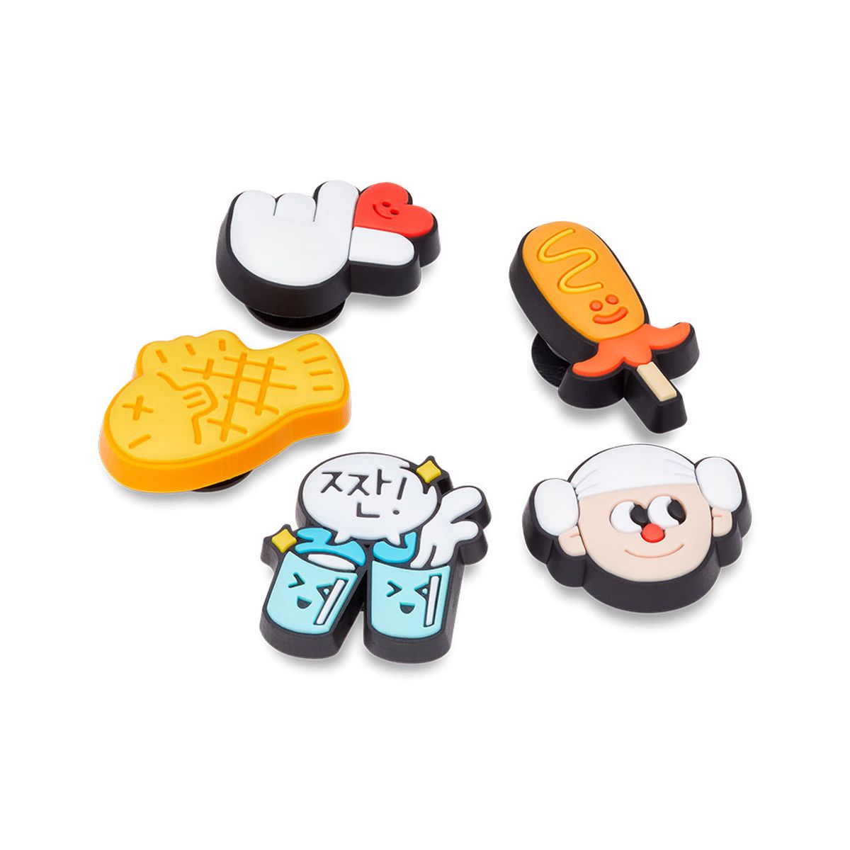 크록스(CROCS) 지비츠 한국 여행 5 SET