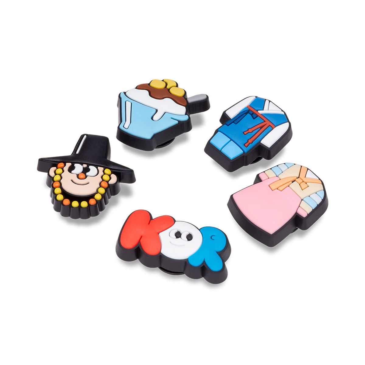 크록스키즈(CROCS KIDS) 지비츠 한국 전통 5 SET