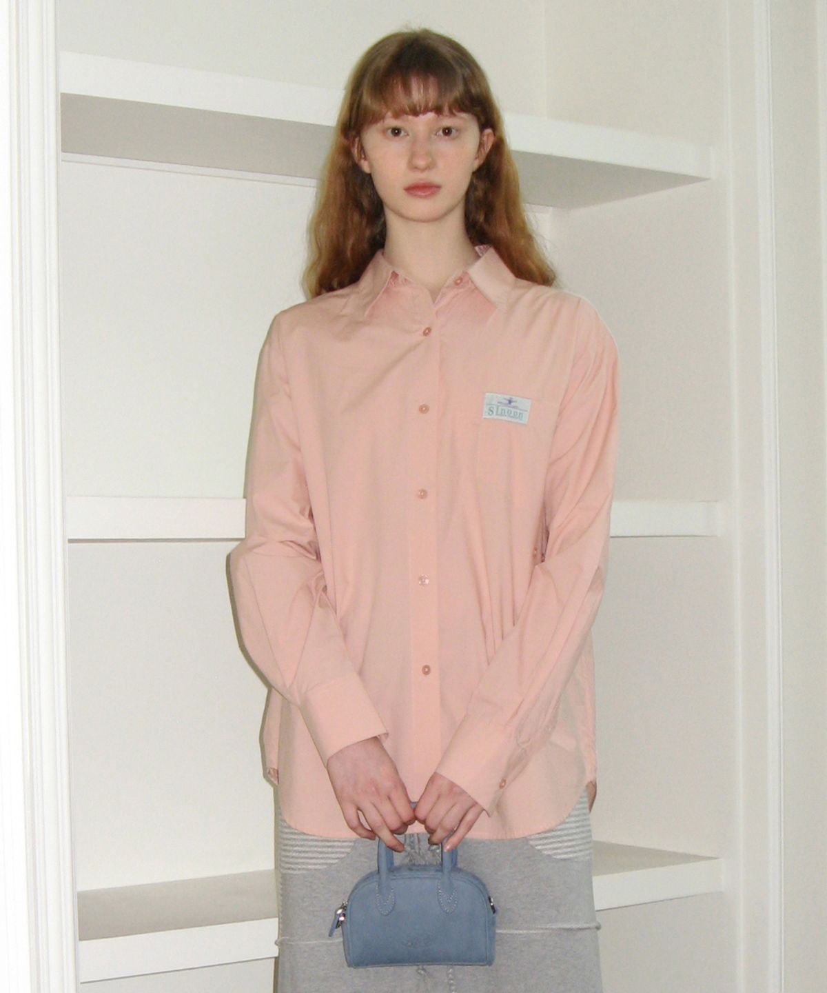 시눈(SINOON) SMOOTH MICRO BAG (LIGHT BLUE)