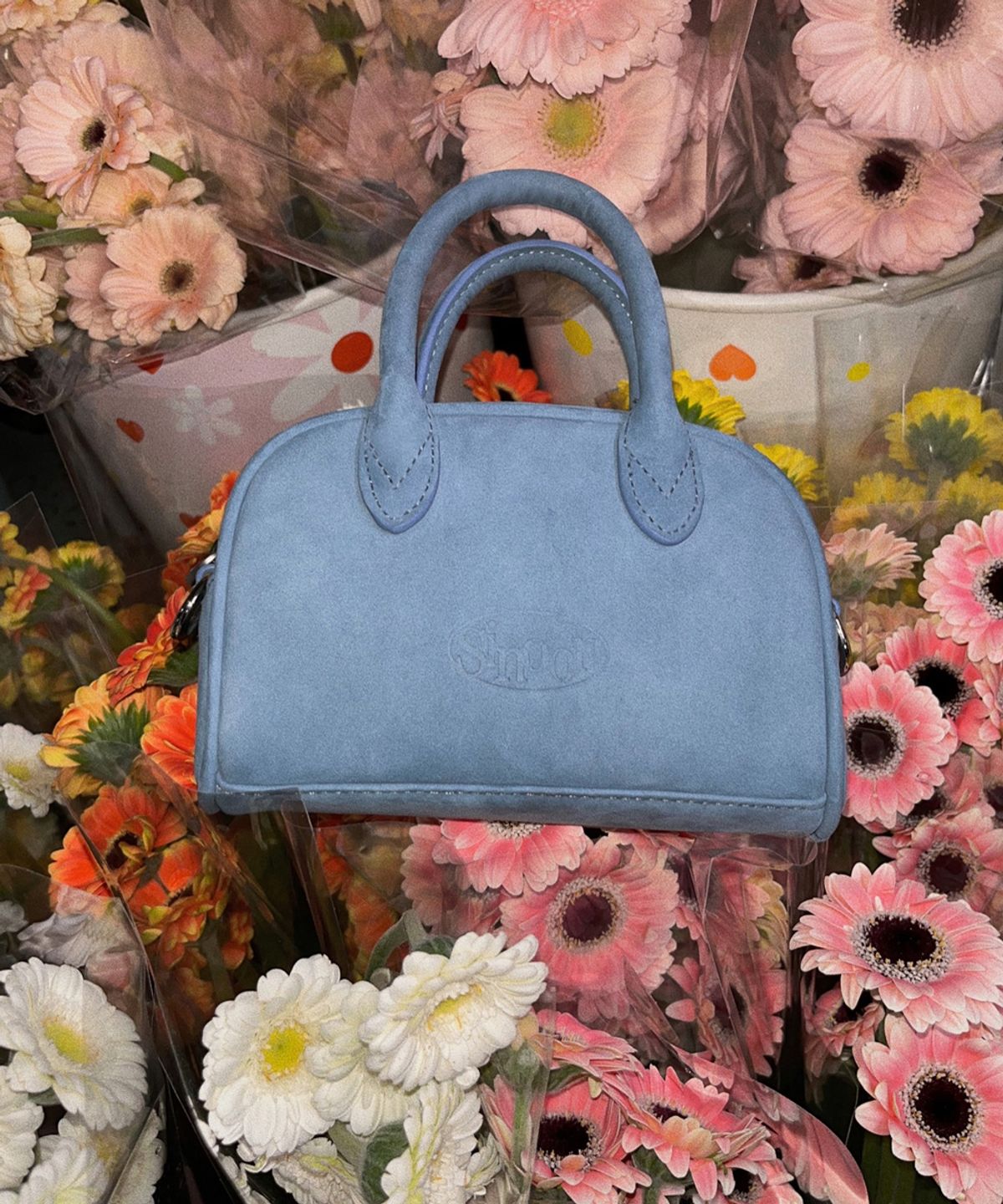 시눈(SINOON) SMOOTH MICRO BAG (LIGHT BLUE)
