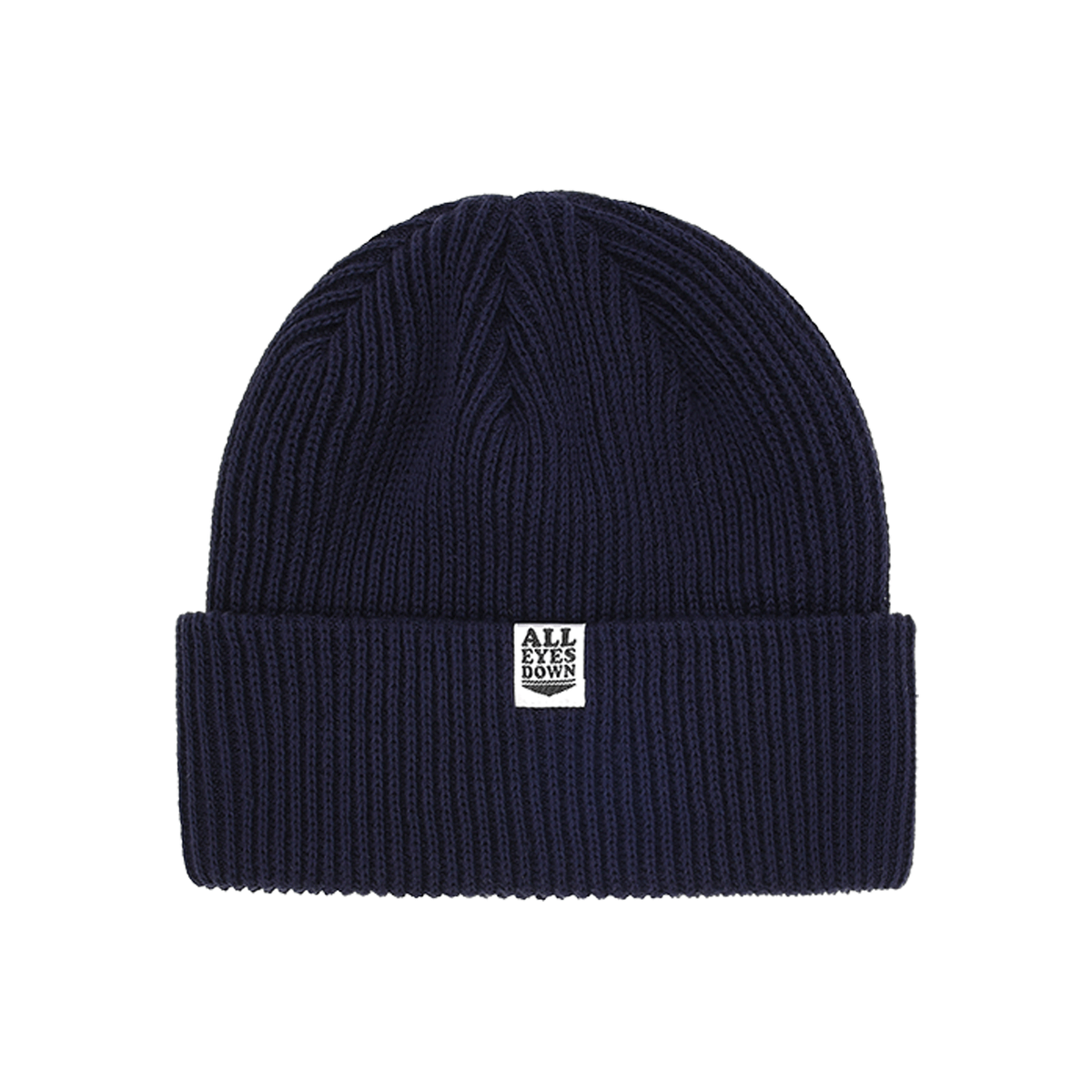 올아이즈다운(ALL EYES DOWN) LOGO BEANIE(Navy)