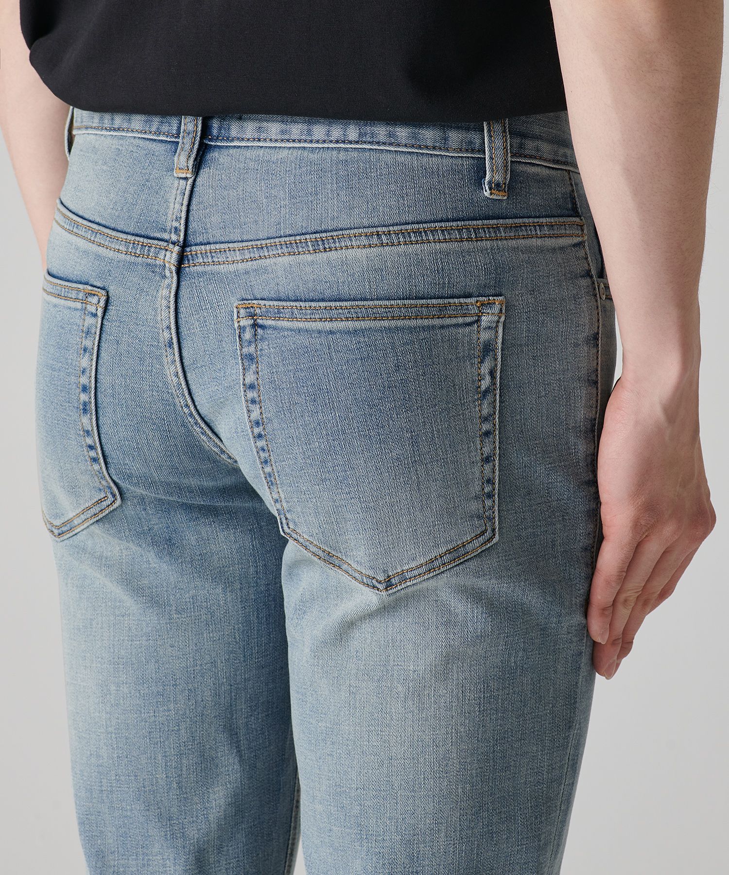MUSINSA | MUSINSA STANDARD [Cool Standard] Slim Crop Denim