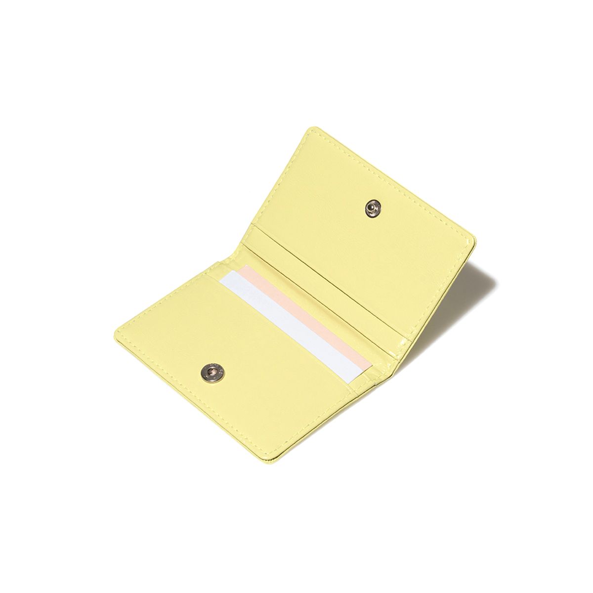 페넥(FENNEC) CRINKLE SOFT CARD CASE - LEMON