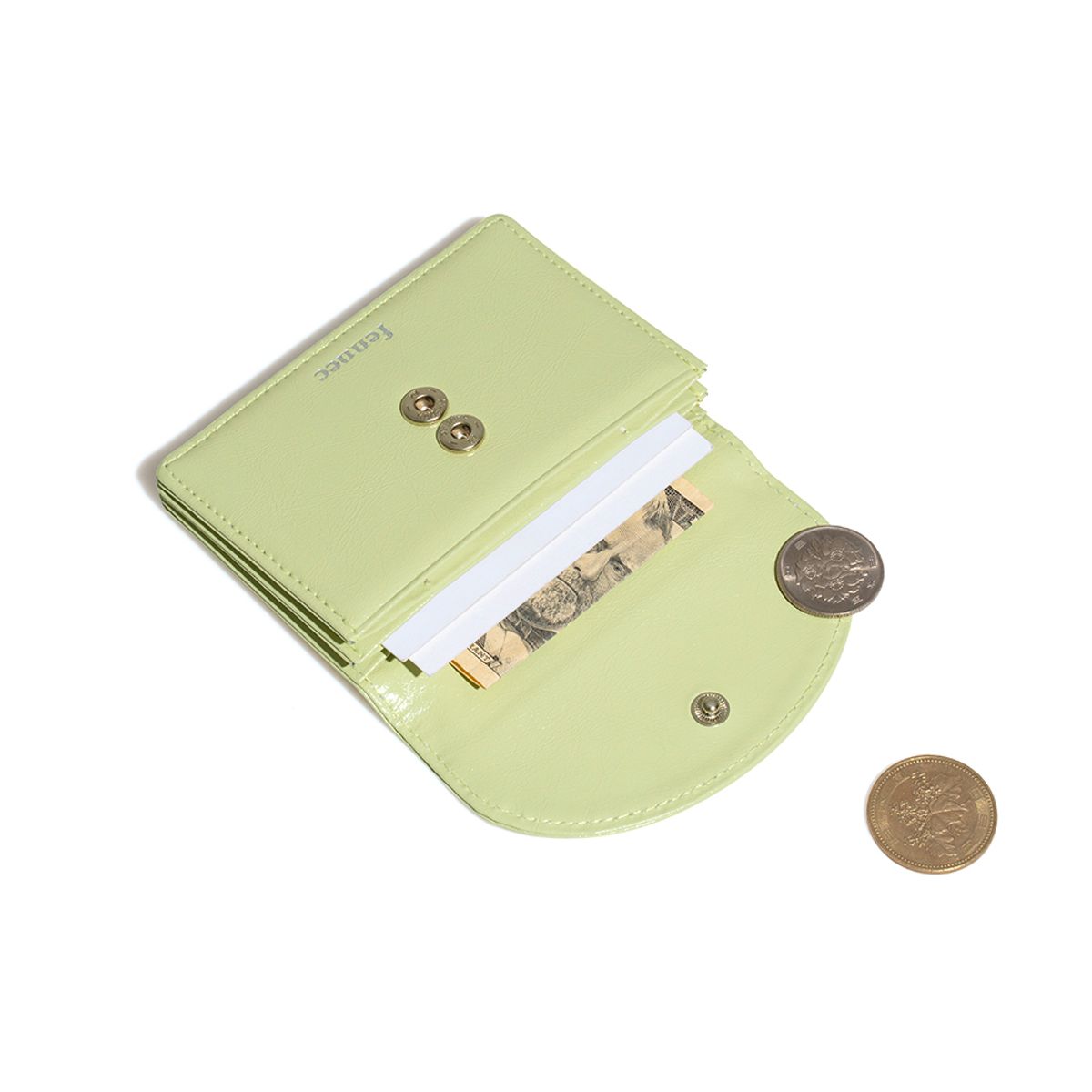 페넥(FENNEC) CRINKLE HALFMOON ACCORDION POCKET - SAGE MINT
