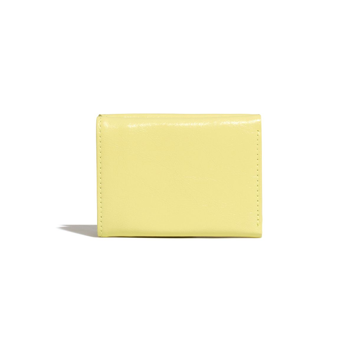 페넥(FENNEC) CRINKLE HALFMOON MINI WALLET - LEMON