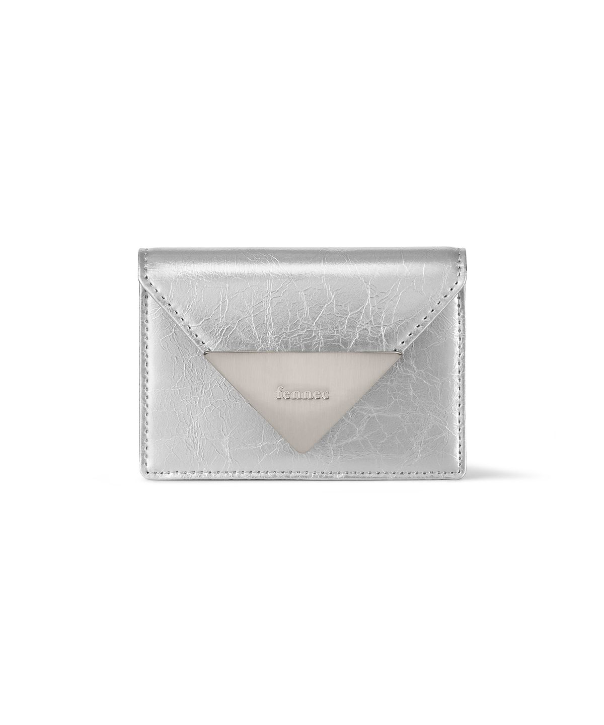 페넥(FENNEC) CRINKLE TRIANGLE ACCORDION POCKET - SILVER