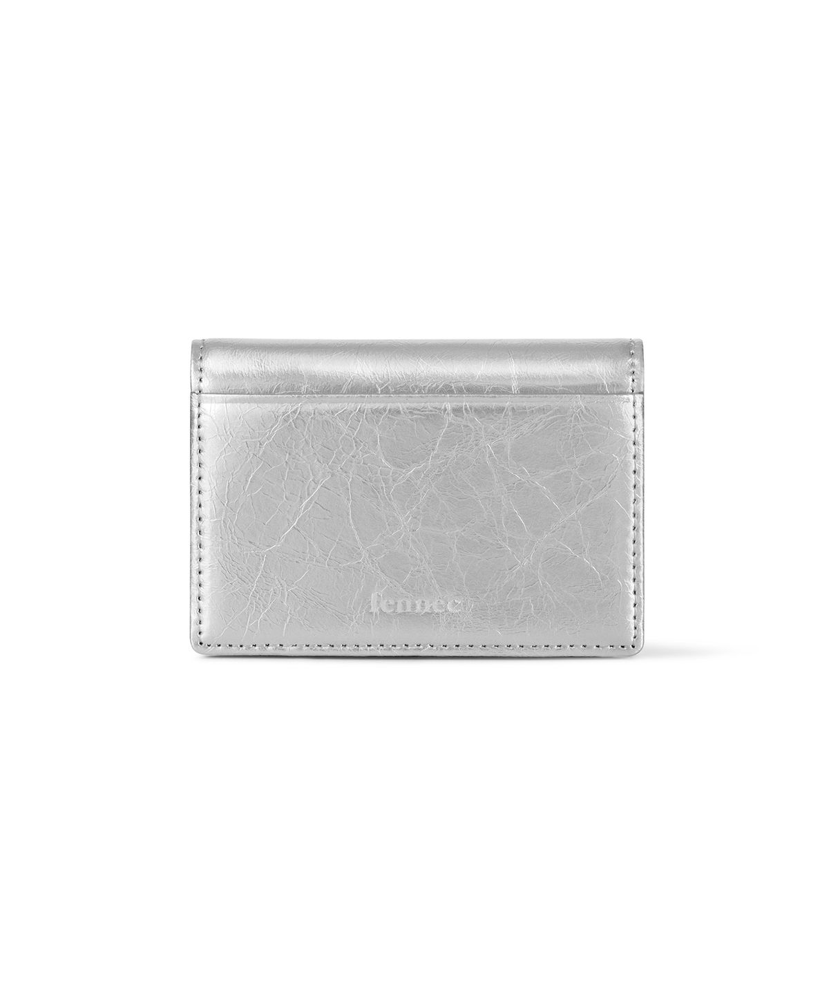 페넥(FENNEC) CRINKLE TRIANGLE ACCORDION POCKET - SILVER