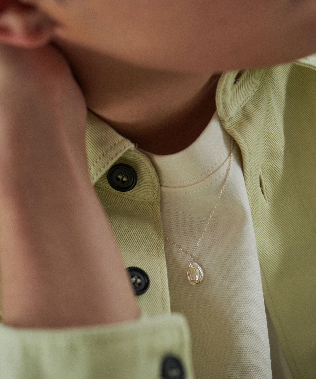 베흐트(VERTE) [Mens][925 silver] Un.silver.89 / Avocat necklace (silver)