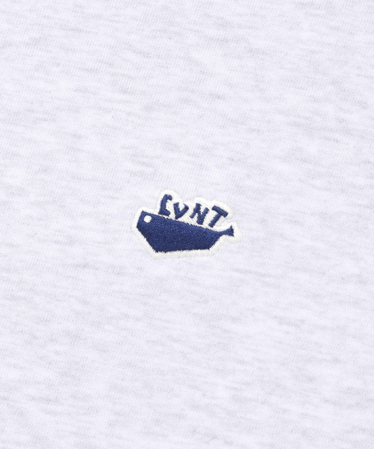 커버낫(COVERNAT) 웨일 로고 티셔츠 헤더 그레이