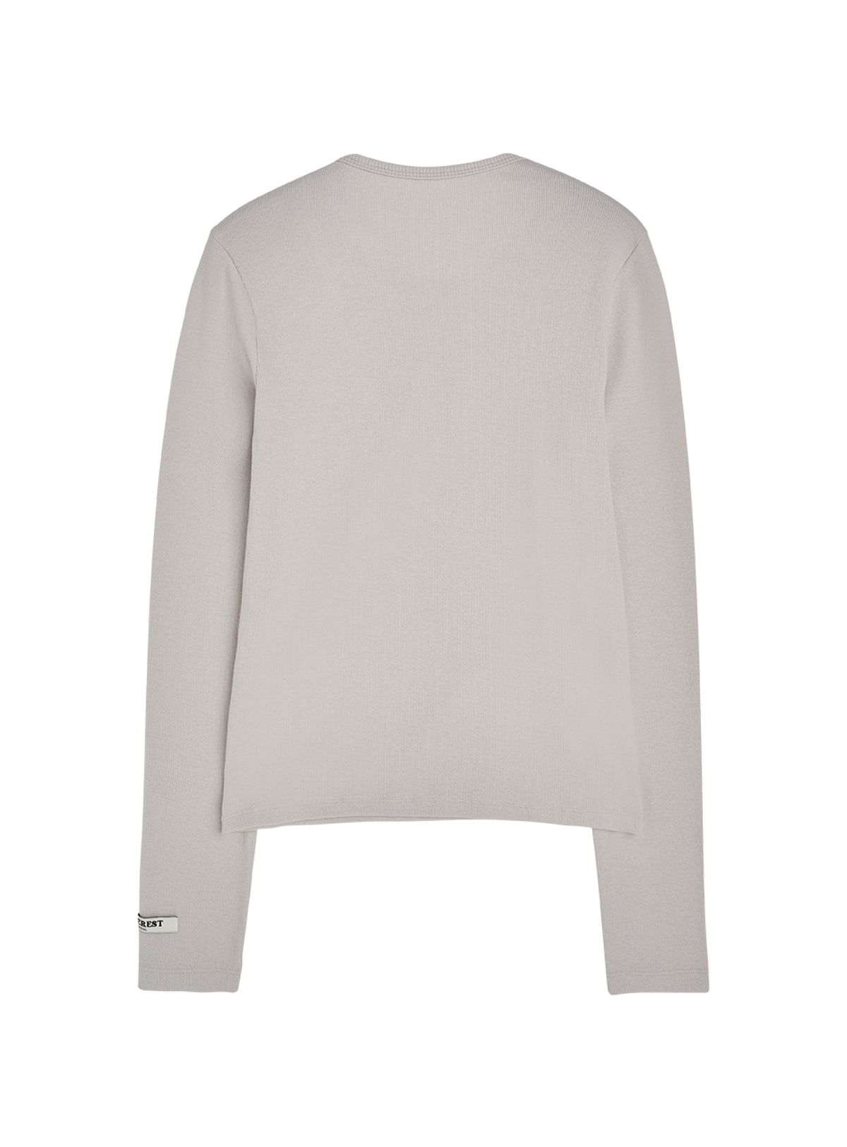인터레스트(INTEREST) HALTER LAYERED TOP_GRAY