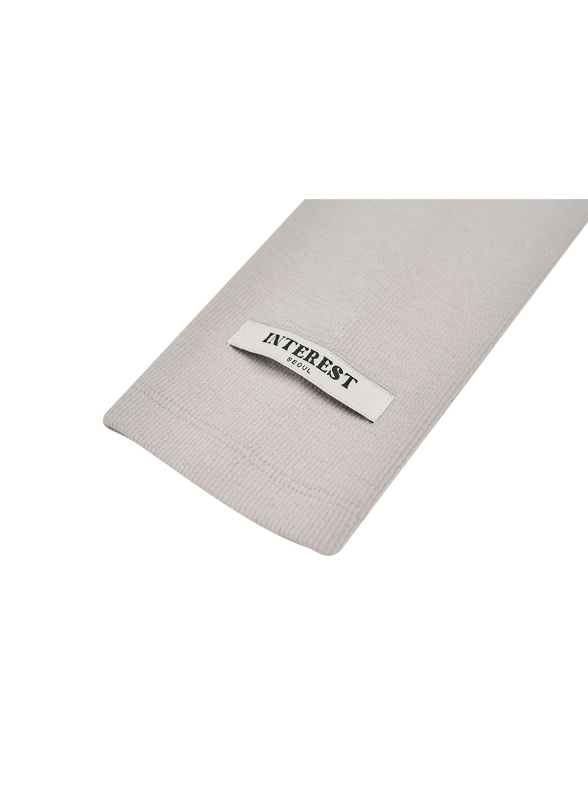 인터레스트(INTEREST) HALTER LAYERED TOP_GRAY
